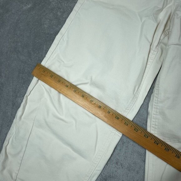 Carla Rockmore Collection Womens Wide-Leg White Pants Size 6 a0540 - Picture 3 of 9
